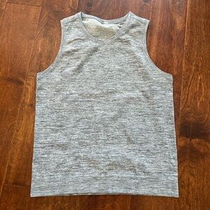 Athleta In Motion Seamless Tank - Heathered Gray - Size M